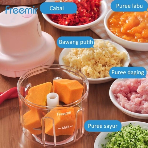 Freemir Large Electric Vegetable Cutter - Pink