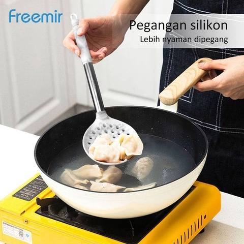 Freemir Marbled Colander - White