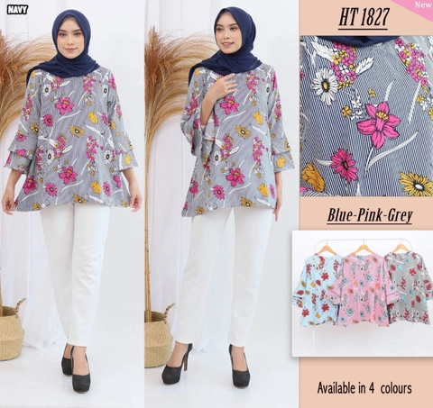 Giat Makmur - Blouse Simply Flower