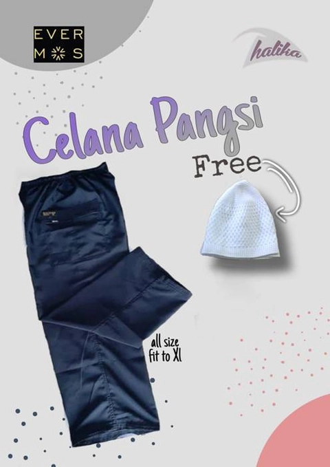 (Bundling Buy 10 Get 1 Free) Halika - Celana Sirwal/Pangsi
