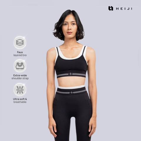 HEIJI - SoftLayer Bra Top | Sport Bra Wanita Medium Support