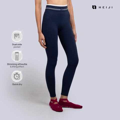 HEIJI - SoftFit Pocket Legging | Legging Wanita High Waist Pocket