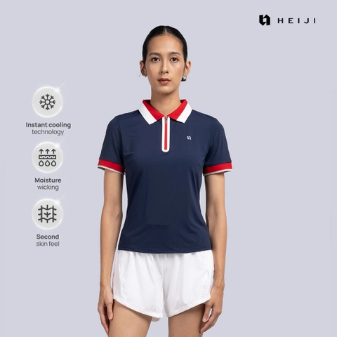 HEIJI - CoolPace Polo Shirt | Kaos Polo Sport Wanita Quick Dry