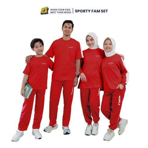 Sporty Fam Set Red
