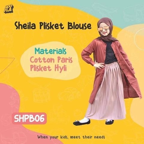 Hoofla - SHPB 06 Sheila Plisket Blouse