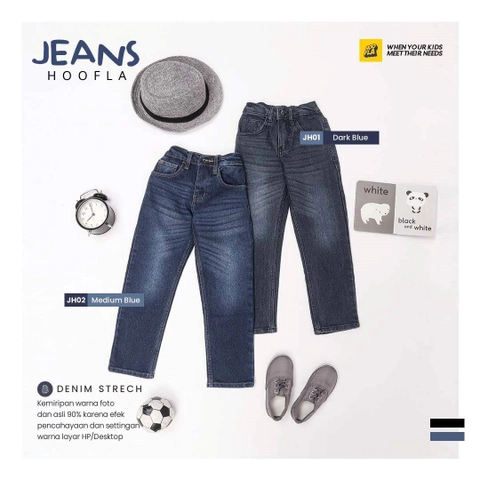 Hoofla - Celana Jeans Anak Denim Stretch (JH)