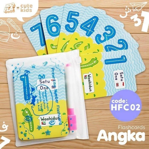 Hoofla Flash Card Angka