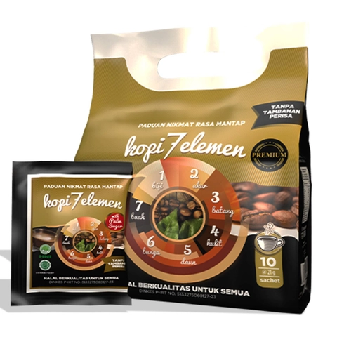 ToqoHerbal - Kopi 7 Elemen Premium