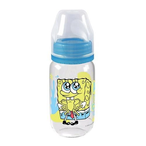 Botol PP SP Round 120 ml SO - Edisi Spongebob