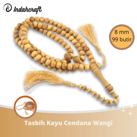 Indahcraft - Tasbih Kayu Cendana Wangi