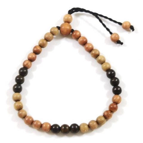 Indahcraft - Gelang Tasbih Campuran 3 Kayu Langka