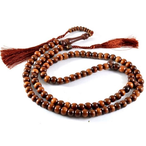 Indahcraft - Tasbih Kayu Stigi Laut Asli 8mm 99 butir