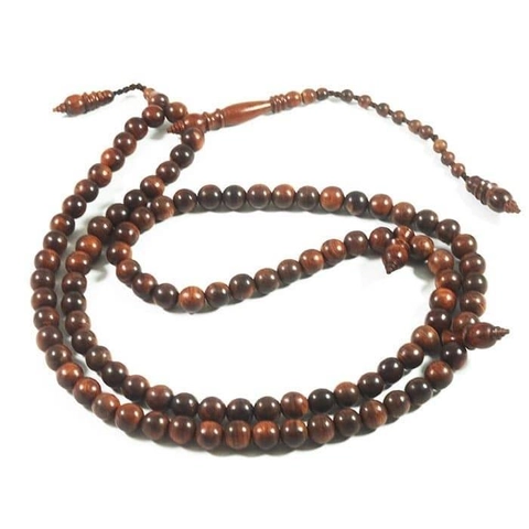 Indahcraft - Tasbih Galih Kayu Nogosari Asli 10 mm Natural