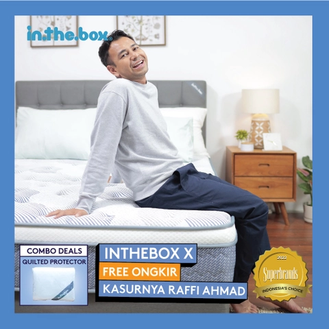 Inthebox - Bundle Kasur Springbed INTHEBOX X dan MP Quilted