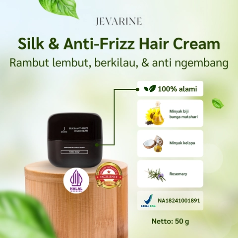 Jevarine - Silky Frizzy Hair Cream New Pack