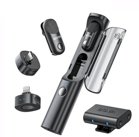 [jikalaku] BOYA Magic Transformable AI-Powered Mini Wireless Microphone