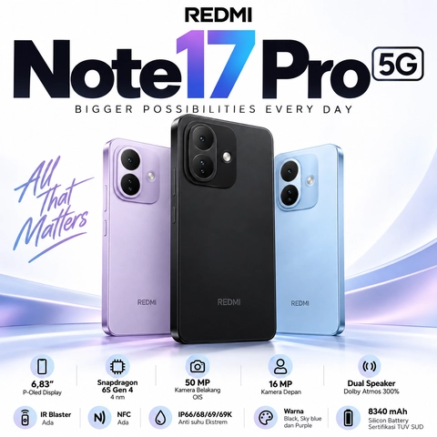 [jikalaku] Redmi NOTE 17 PRO 5G Garansi Resmi Xiaomi Indonesia