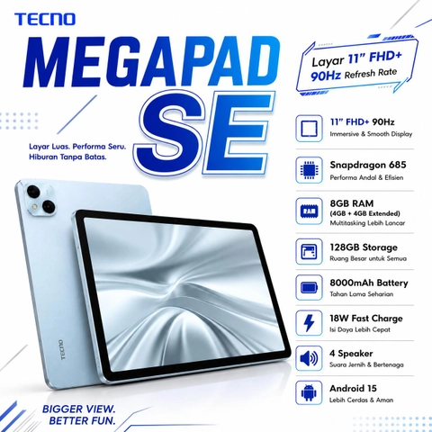 [jikalaku] tecno MEGAPAD SE