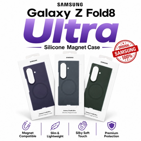 [jikalaku] Samsung Galaxy Z Fold8 Ultra Silicone Magnet Case