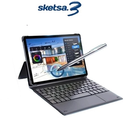 Advan Tab Sketsa 3 Free Keyboard Cover & Stylus Pen