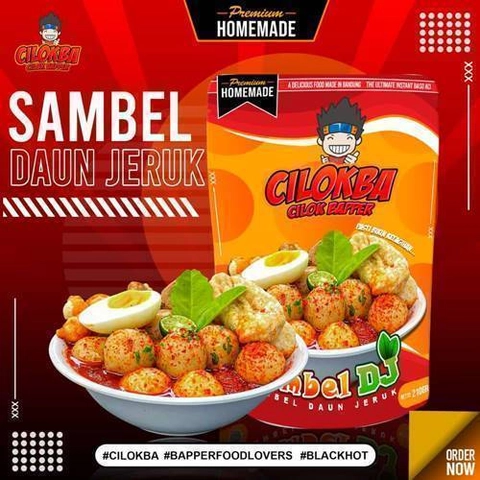 Kakarak Food Cilok Bapper Sambel Daun Jeruk