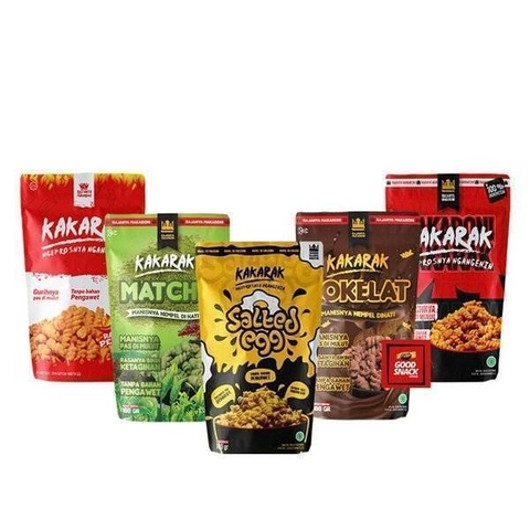 Kakarak - Snack Makaroni Varian Rasa Makanan Ringan 100gr