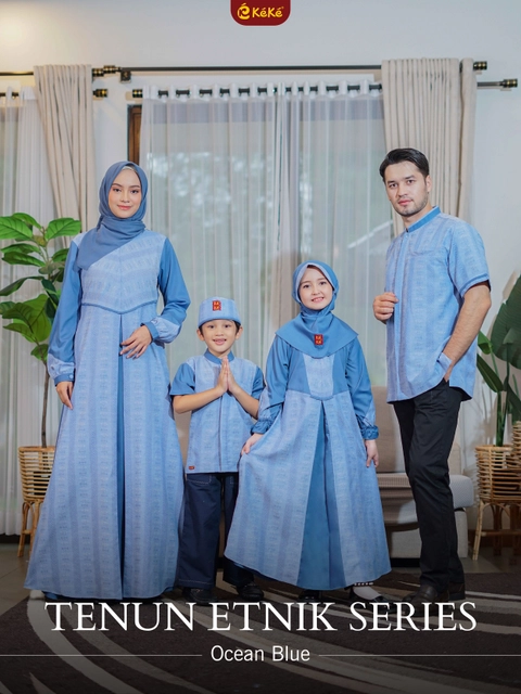 KEKE BUSANA - Gamis Dewasa SR TENUN ETNIK