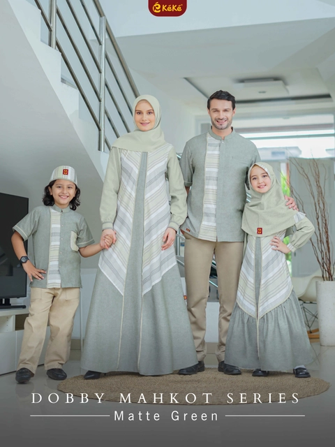 KEKE BUSANA - Gamis Dewasa SR DOBBY MAHKOT