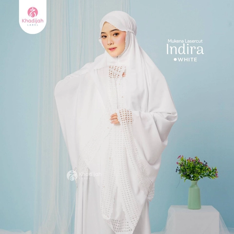 Khadijah Label JKT - Mukena Travel Indira Lasercut