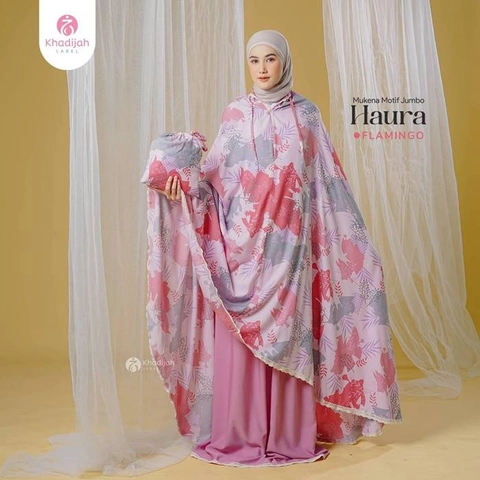 Khadijah Label MES - Mukena Jumbo Haura 2 In 1