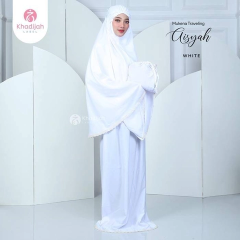 Khadijah Label Palembang - Mukena Travel Aisyah (Free Sejadah)