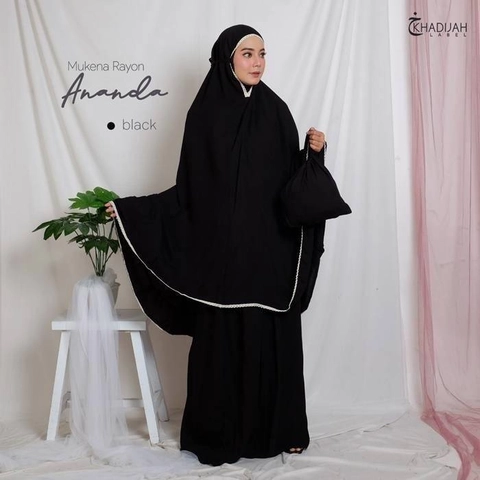Khadijah Label PLM - Mukena Rayon Ananda Super Jumbo