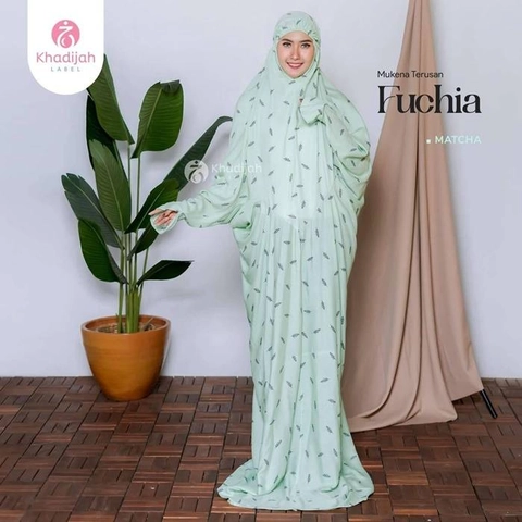 Khadijah Label PLM - Mukena Terusan Fuchia