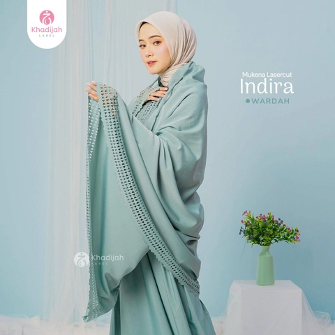 Khadijah Label PLM - Mukena Travel Indira Lasercut