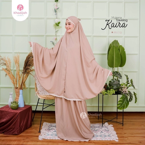 Khadijah Label UPG - Mukena Travel Kaira 2 In 1