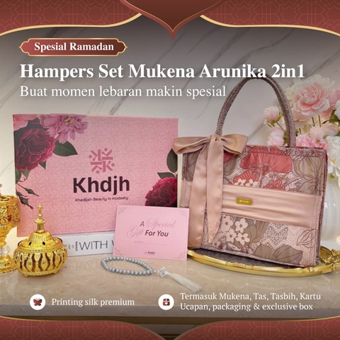 KhadijahLabel - Hampers Mukena Hampers Set Dewasa Jumbo Arunika Hampers Spesial Gift Standar Box