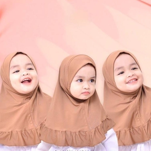 Kiddo Glam - Rampel hijab (size 1-3 tahun) 60 piece