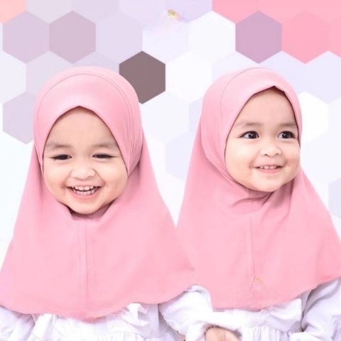 Kiddo Glam - Instant Hijab (size 1-3 tahun) 60 piece