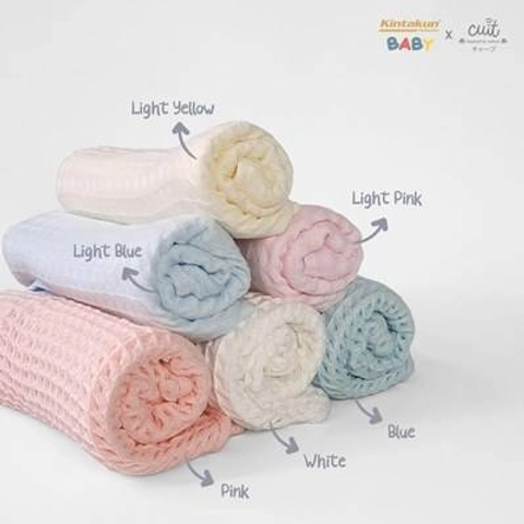 EVM Stockist - Kintakun - Cotton Baby Towel Plaid Super Soft