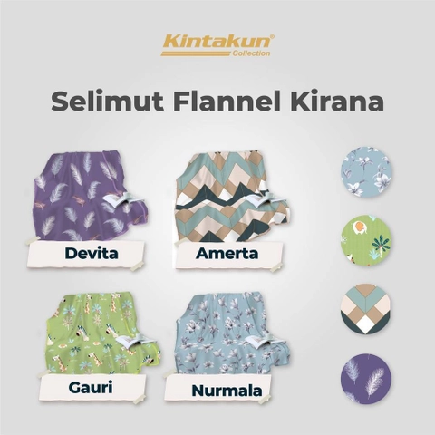 Kintakun - Selimut Flannel Polyester Anti Alergi