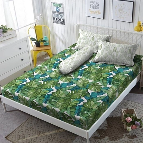 Kintakun - Sprei King B4 Green Forest Kintakun Dluxe Microfiber (7in1) 20 cm