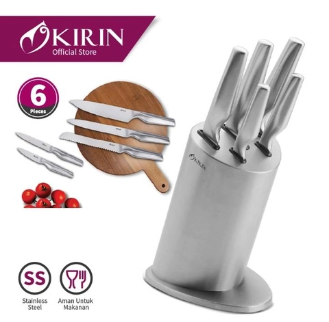 Kirin - Pisau Set 06 Stainless Steel