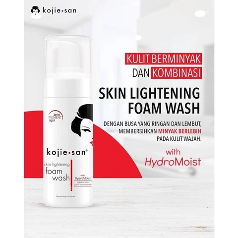 KOJIE SAN Skin Lightening Foam Wash with Hydromoist 150 ml