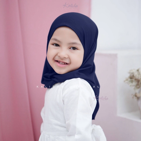Kalisha Official - Pashmina Anak Instan Jersey Murah