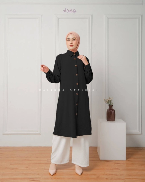 Kalisha Official - Fazwa Tunik Crinkle Busui Friendly