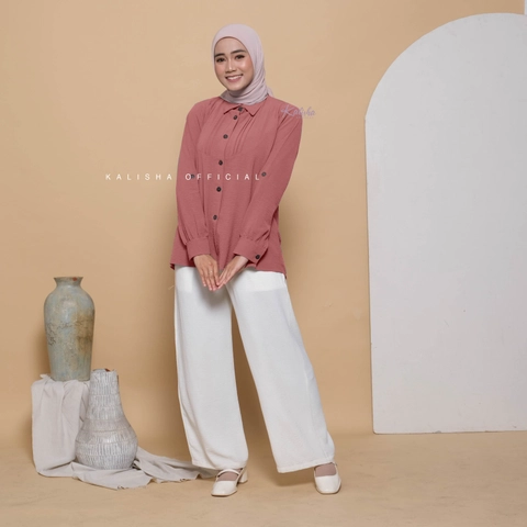 Kalisha official - Syakira Kemeja Kerja Wanita Sulur