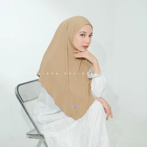 Kalisha official - Bergo Hamidah Zahrah Hijab Non Pet Size L