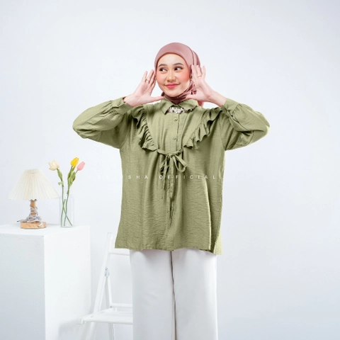 Kalisha official - Alenza Blouse Terbaru Muslim Wanita