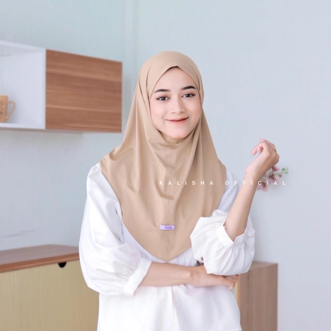 Kalisha official - Bergo Non Pet Zizah Hijab Olahraga