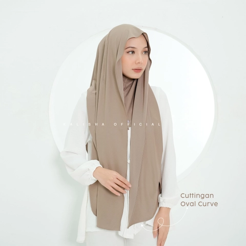 Kalisha official - Pashmina Instan Innwe Jersey Hafsha free scrunchie jersey